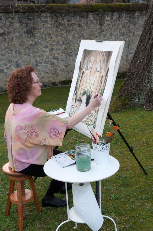 Sarima Art. Puntiura en directo. Bodas Cantabria.