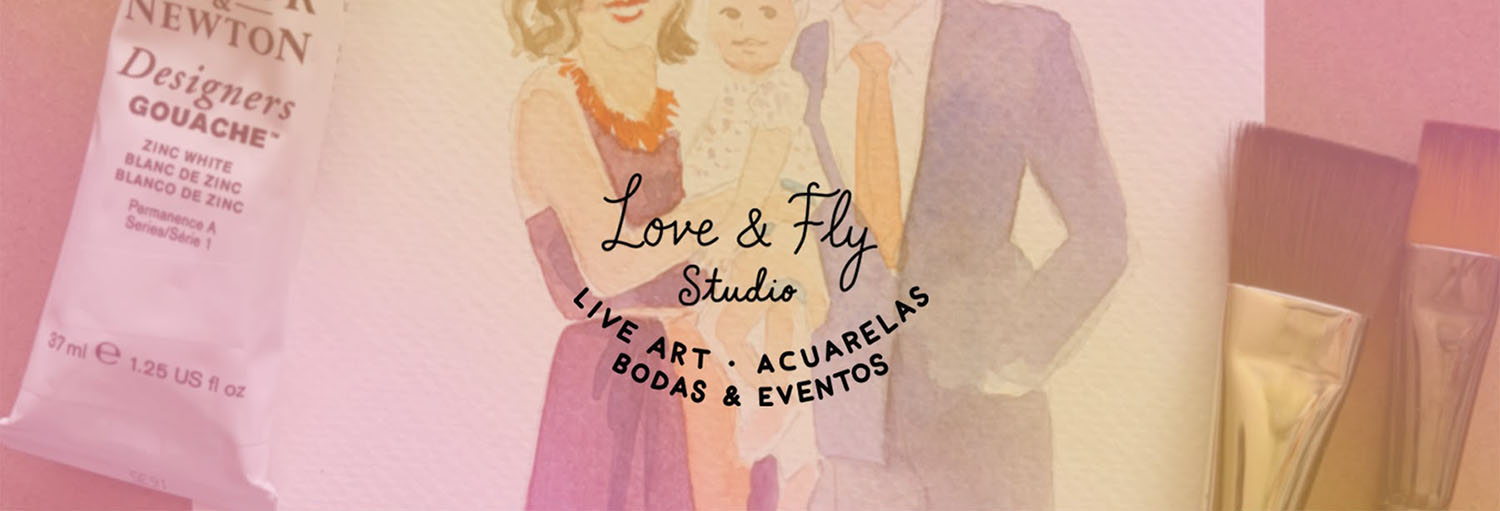 Love&Fly Studio. Live Art y acuarelas. Bodas Cantabria.